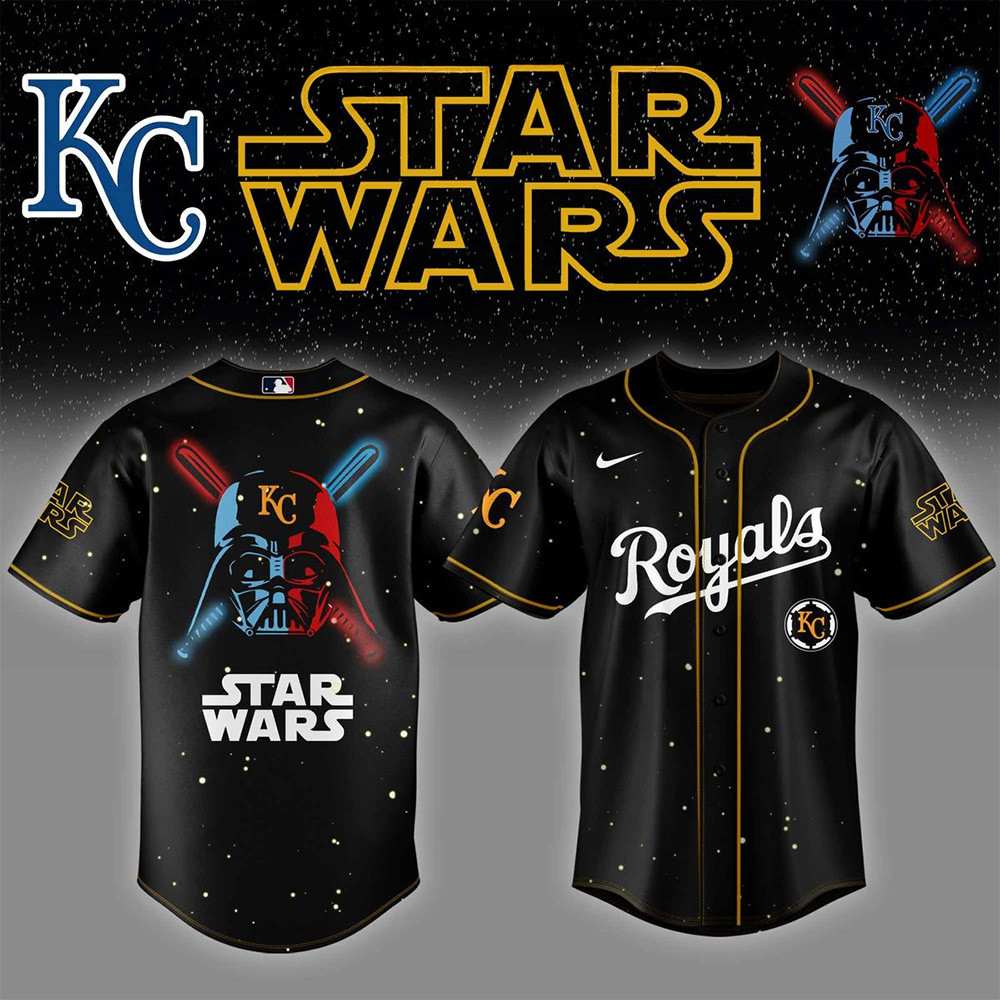 Kansas City Royals MLB x Star Wars 2025 Baseball Jersey For Men And Women