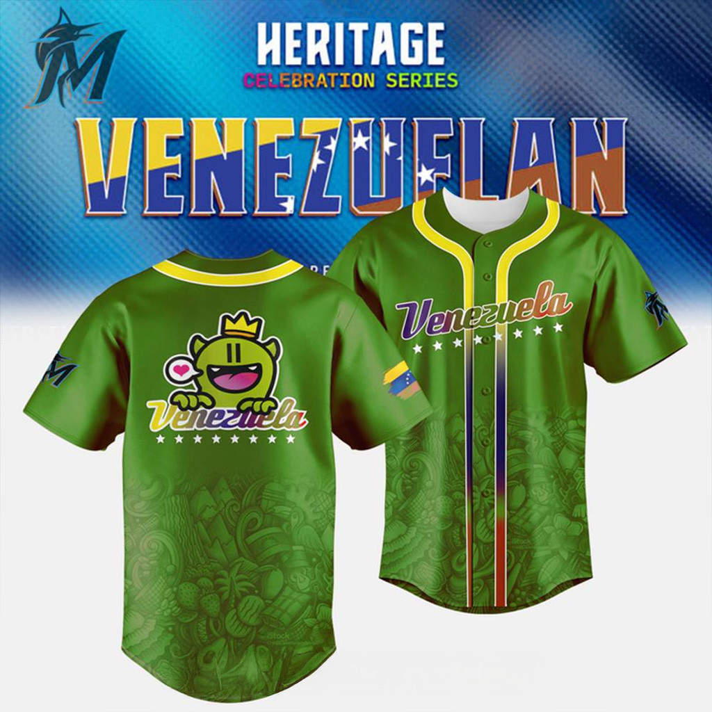 Miami Marlins x Venezuelan Heritage Celebration Baseball Jersey For Men And Women
