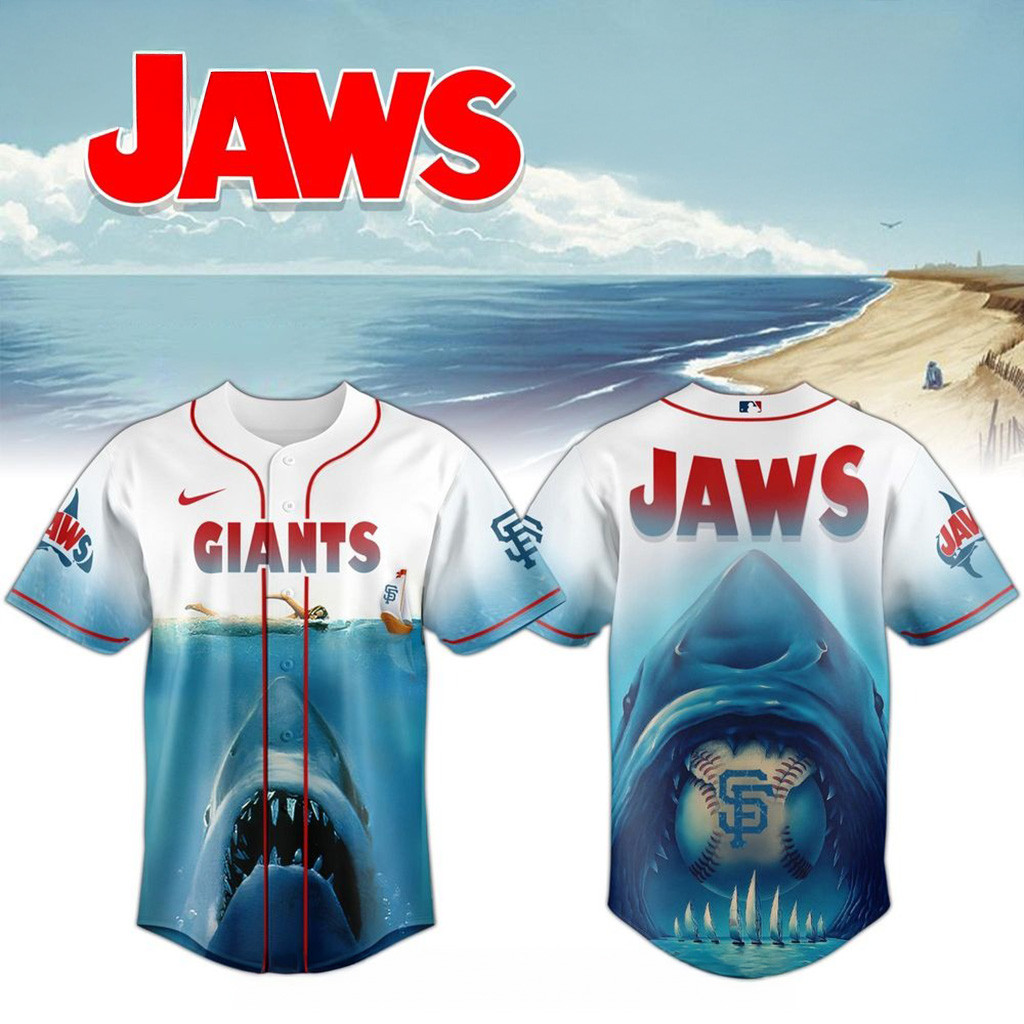 San Francisco Giants MLB x JAWS 50th Anniversary Baseball Jersey 2025