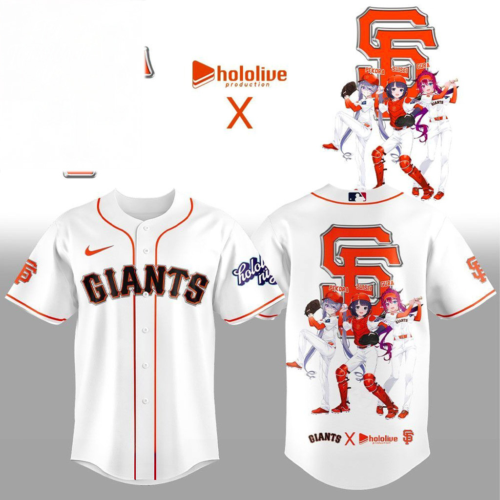 San Francisco Giants X Hololive Night Collaboration Baseball Jersey