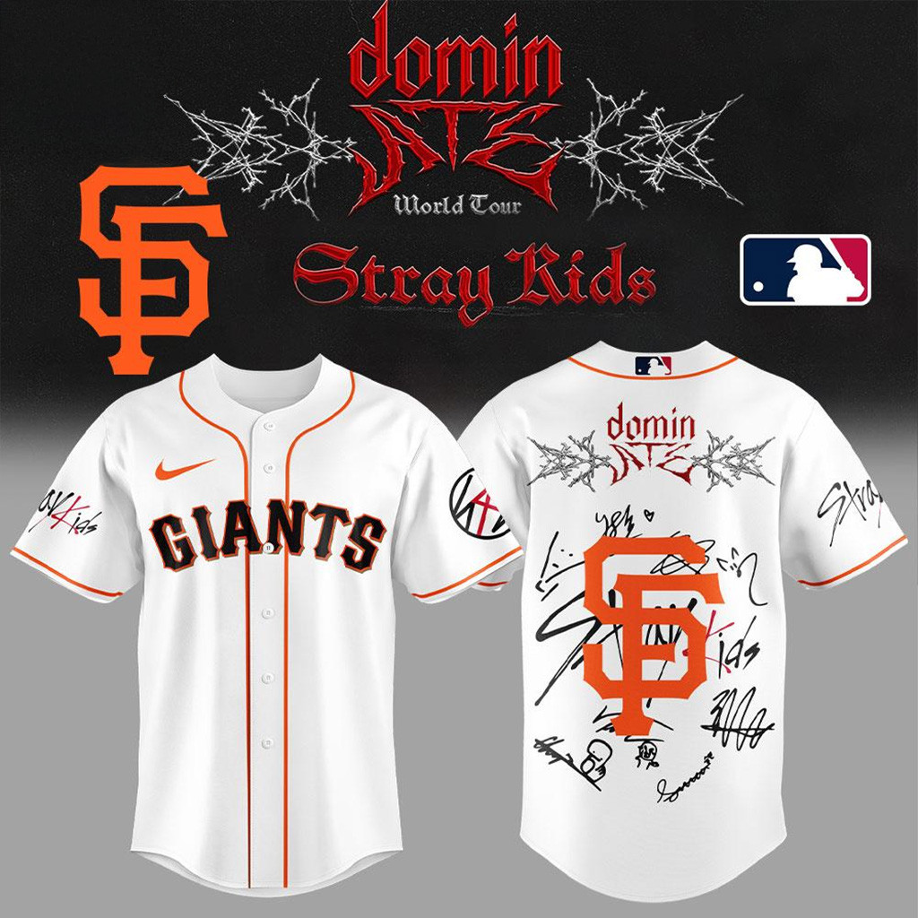 San Francisco Giants x Stray Kids Baseball Jersey For Fans