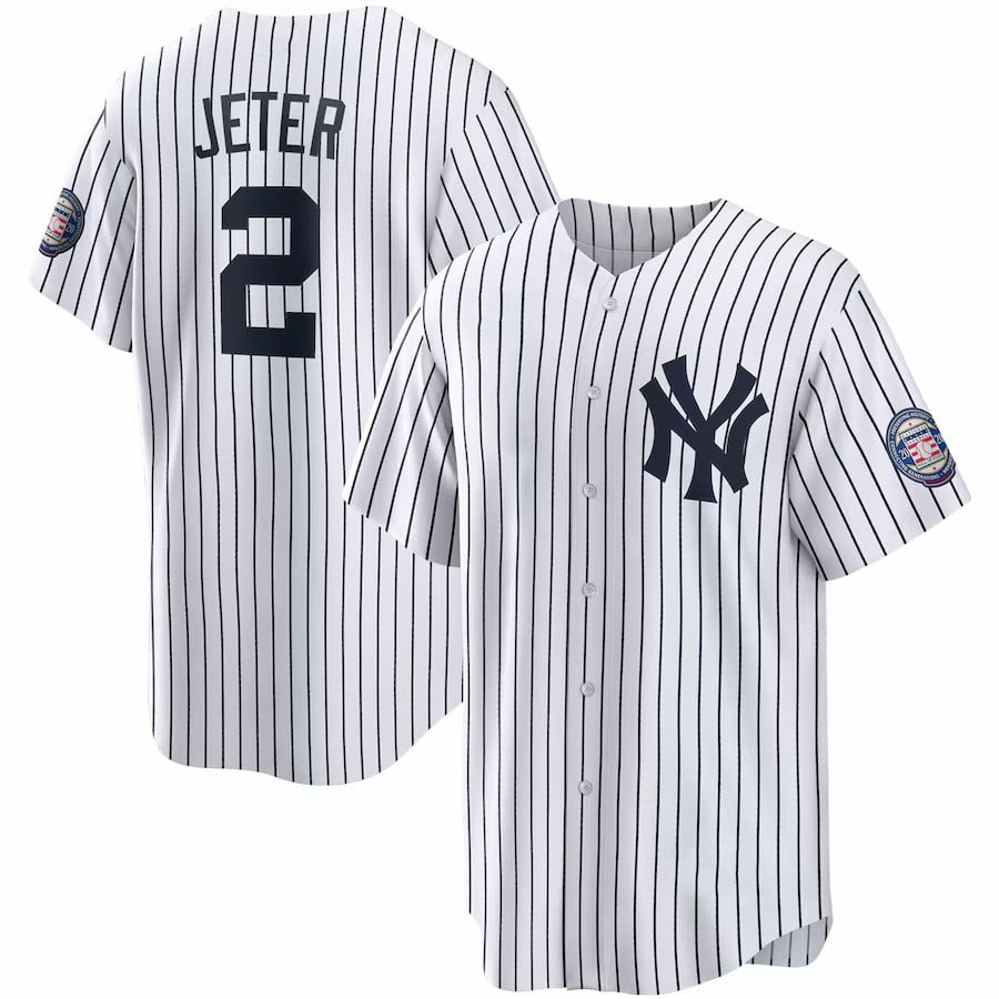 Derek Jeter #2 New York Yankees Jersey Classic American Baseball Team Club Season 2025-2026
