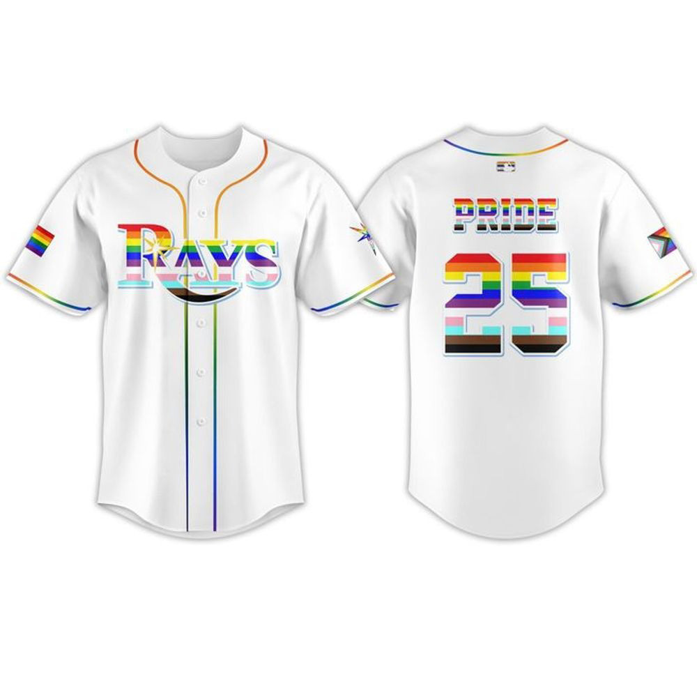 Tampa Bay Rays MLB Pride Night 2025 Baseball Jersey For Men And Women