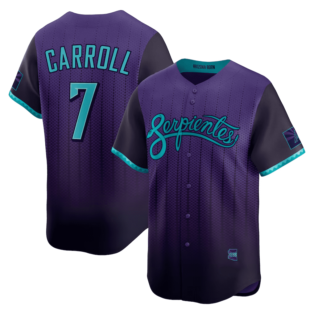 Corbin Carroll #7 Arizona Diamondbacks Jersey Baseball Team Sport Player Game