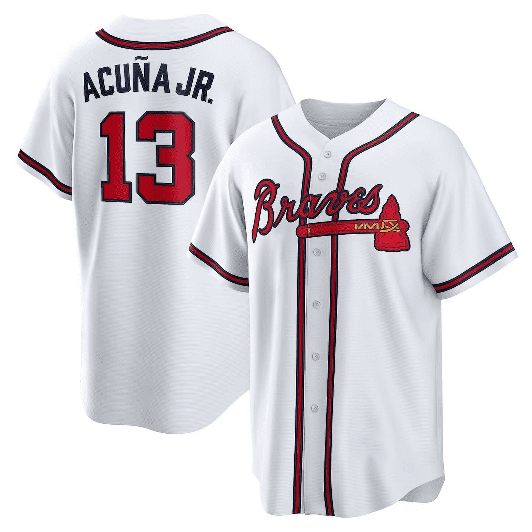 Ronald Acuna Jr #13 Atlanta Braves Jersey Baseball Team Player Classic Sports