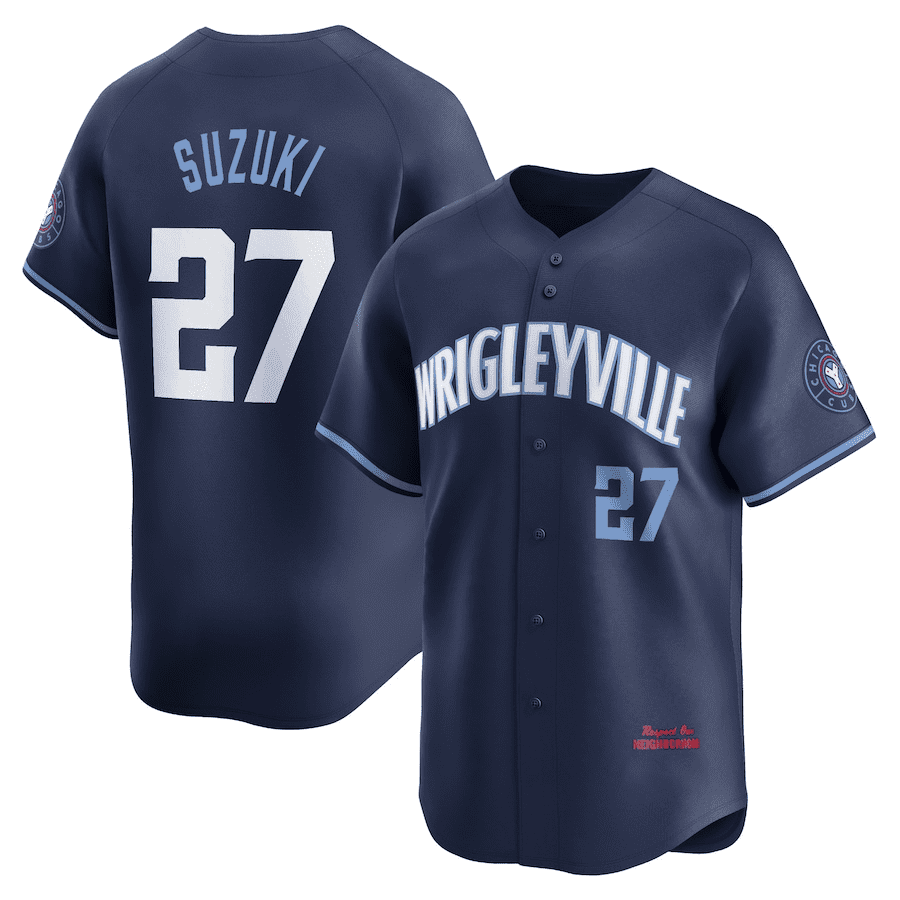 Seiya Suzuki #27 Chicago Cubs Jersey Classic American Baseball Team Club Season 2025-2026