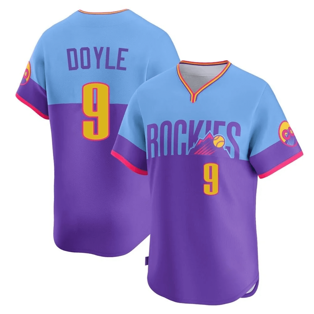 Brenton Doyle #9 Colorado Rockies Jersey Classic Short Sleeved Baseball Team Game