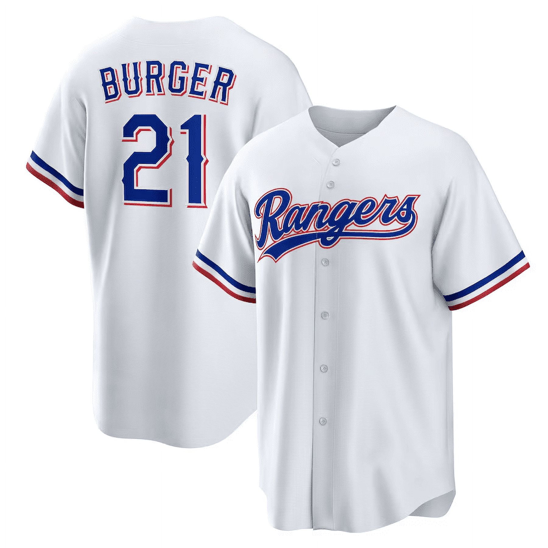 Jake Burger #21 Texas Rangers Jersey Player Classic For Sports Fans Gear