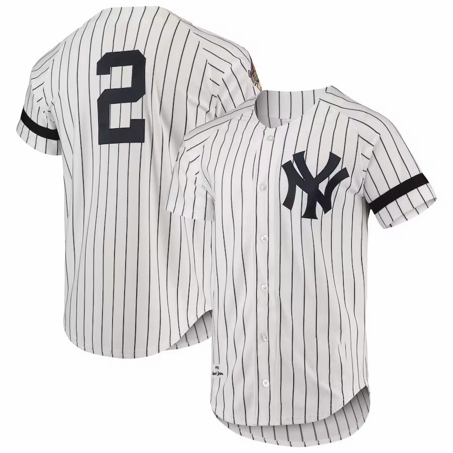 Derek Jeter #2 New York Yankees Jersey Classic American Baseball Team Club For Men And Women