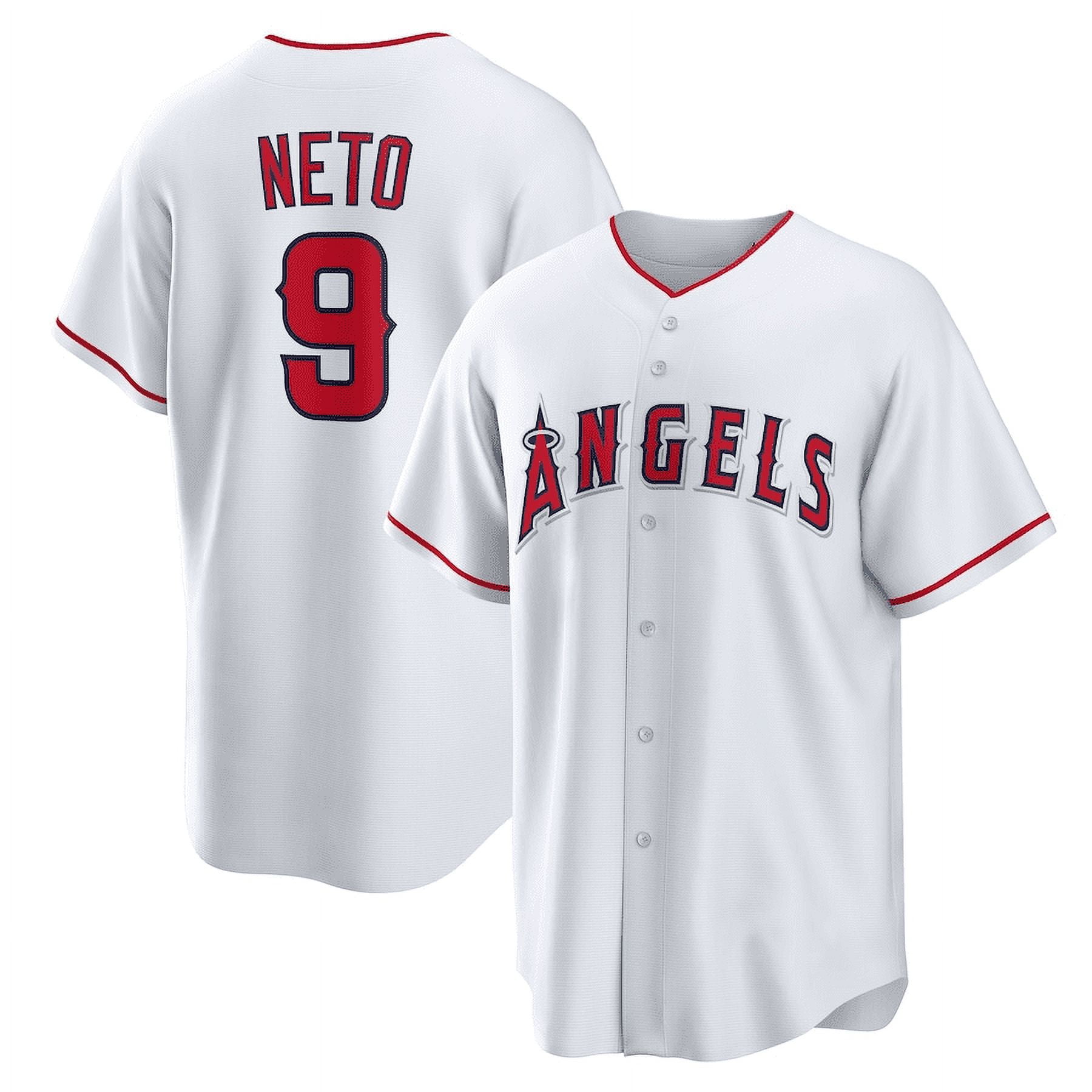 Zach Neto #9 Los Angeles Angels Jersey Player Classic For Sports Fans Gear