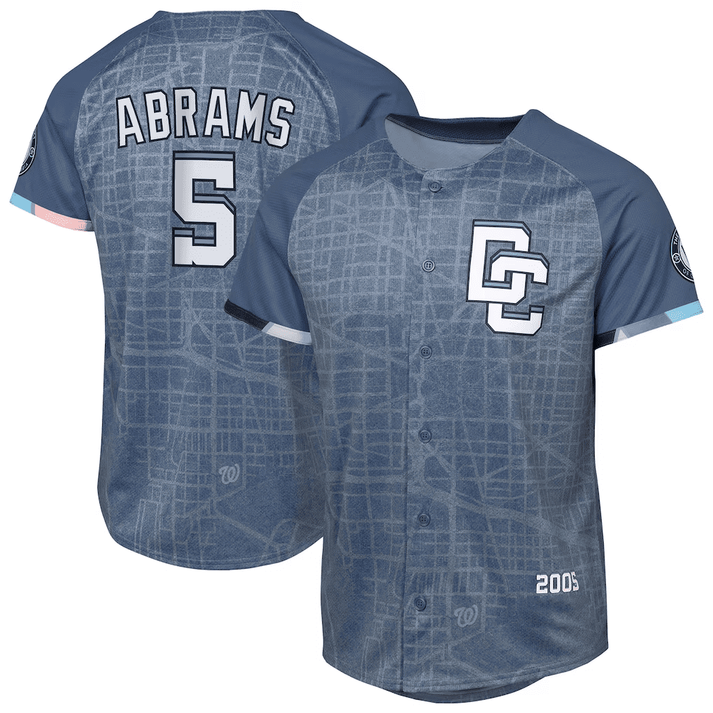 CJ Abrams #5 Washington Nationals Jersey Baseball Team Club For Men And Women