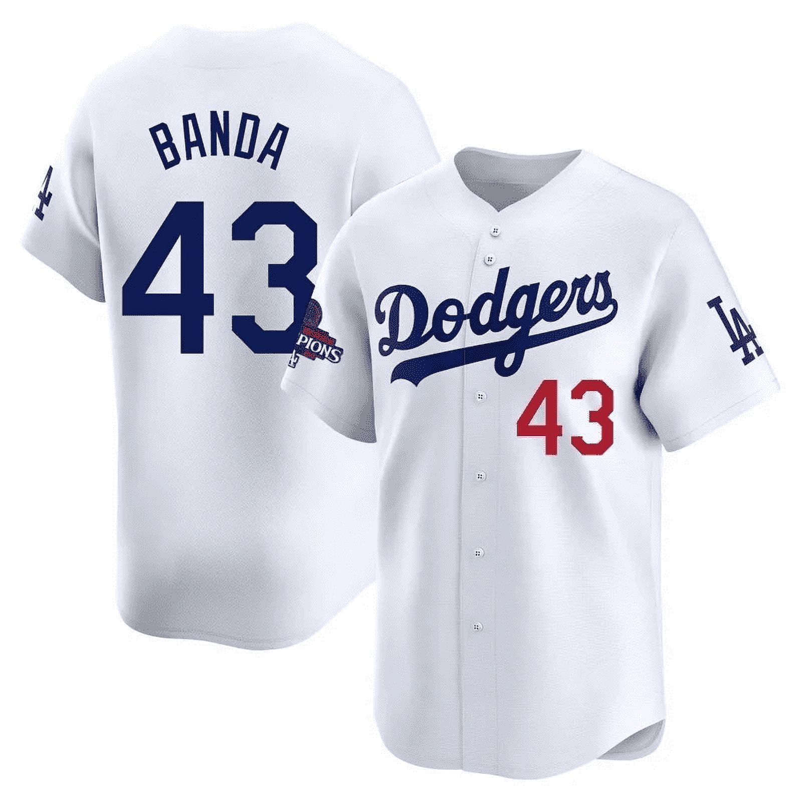 Anthony Banda #43 Los Angeles Dodgers Jersey Player Performance Limited For Men And Women