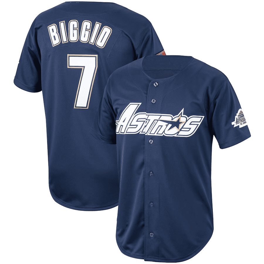 Craig Biggio #7 Houston Astros Jersey Classic American Baseball Team Club Season 2025-2026