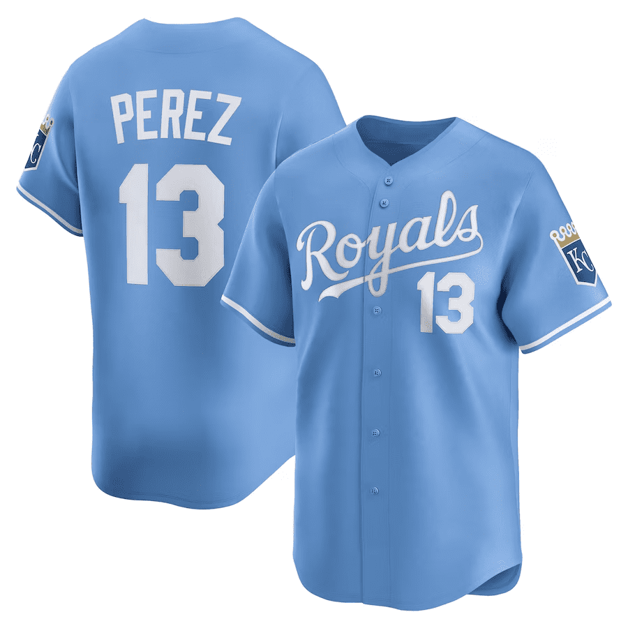 Salvador Perez #13 Kansas City Royals Jersey Player Performance Sport Limited For Men And Women