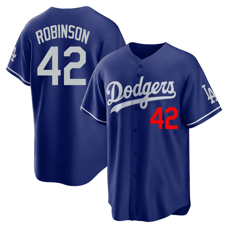 Jackie Robinson #42 Los Angeles Dodgers Jersey Player Performance Sport Limited For Men And Women