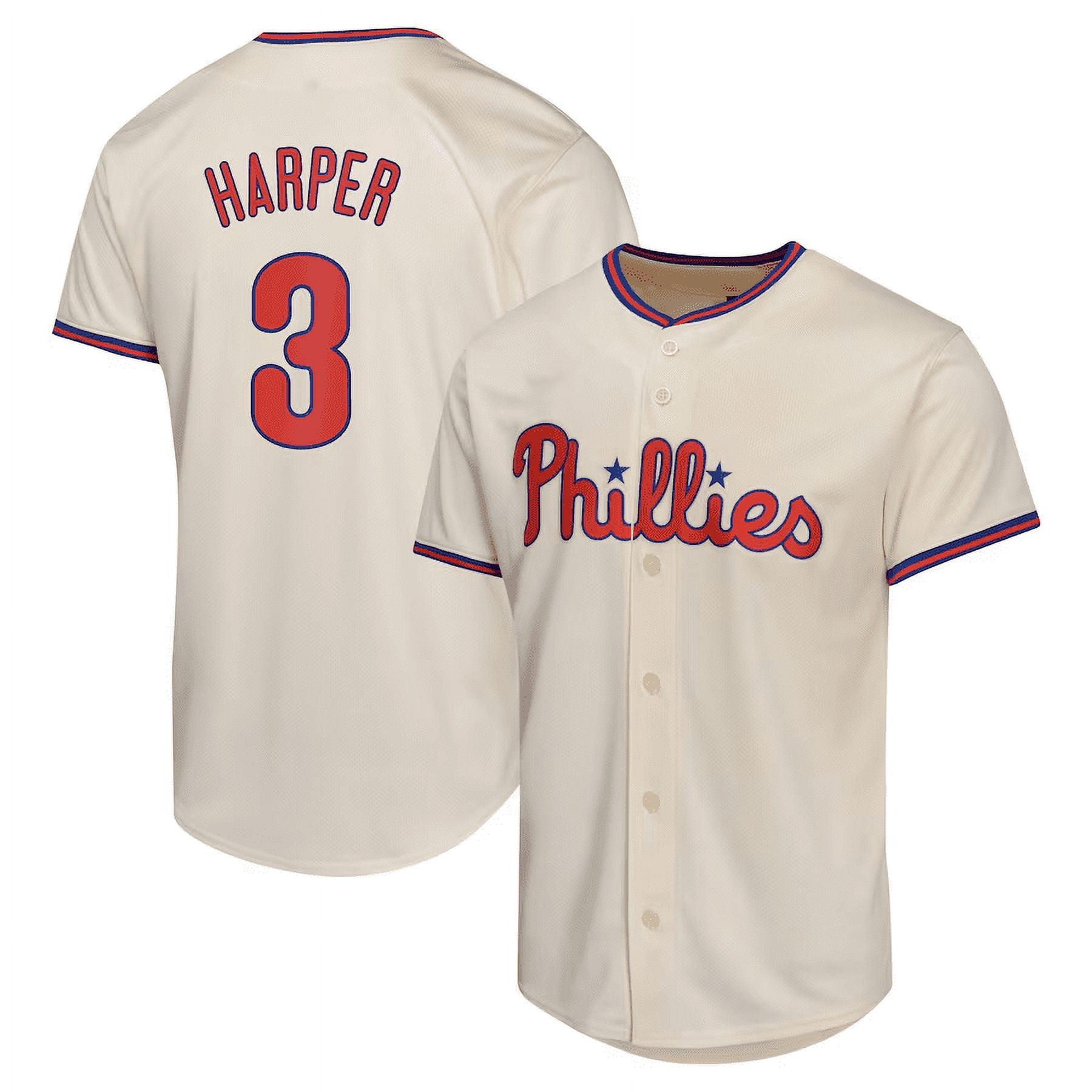 Bryce Harper #3 Philadelphia Phillies Jersey Player Game Jerseys Baseball Team Home Sport