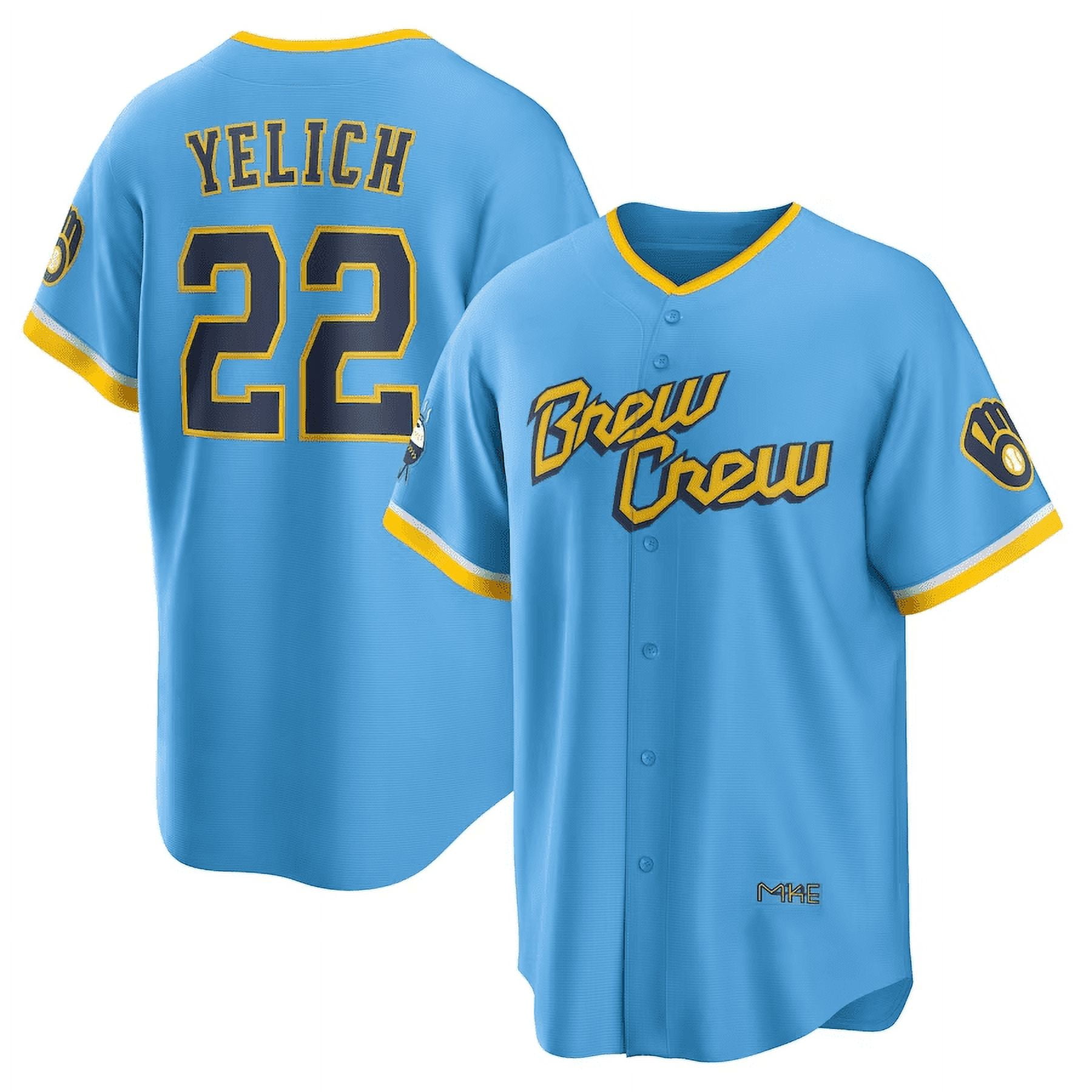 Christian Yelich #22 Milwaukee Brewers Jersey Player Performance Sport Limited For Men And Women