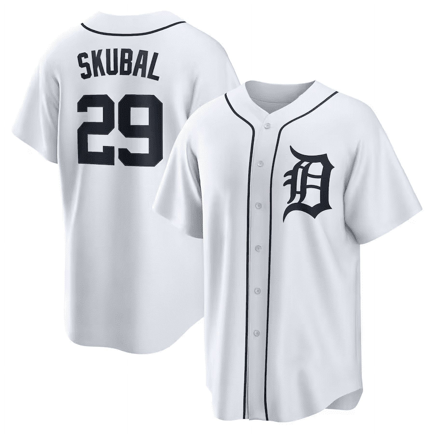 Tarik Skubal #29 Detroit Tigers Jersey Baseball Team Club Short Sleeves Player Game