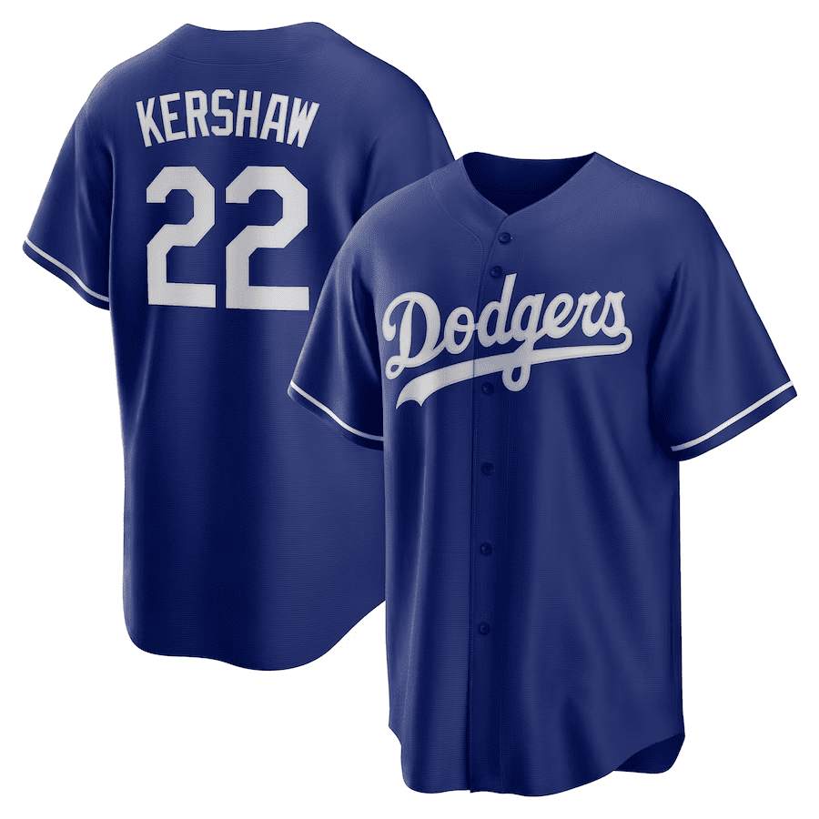 Clayton Kershaw #22 Los Angeles Dodgers Jersey Player Performance Sport Limited For Men And Women