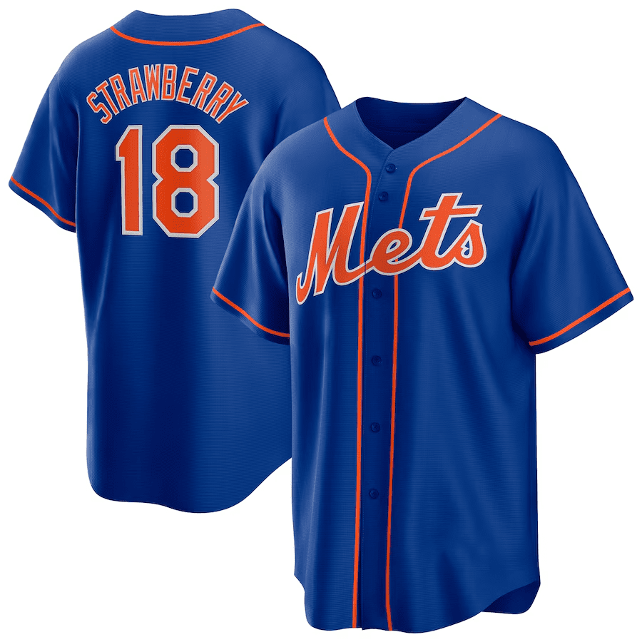 Darryl Strawberry #18 New York Mets Jersey Player Performance Sport Limited For Men And Women