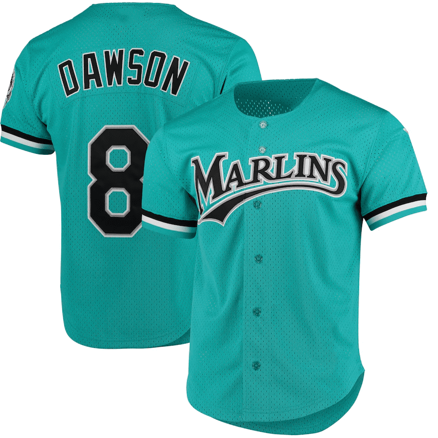 Andre Dawson #8 Miami Marlins Jersey Player Performance Sport Limited For Men And Women