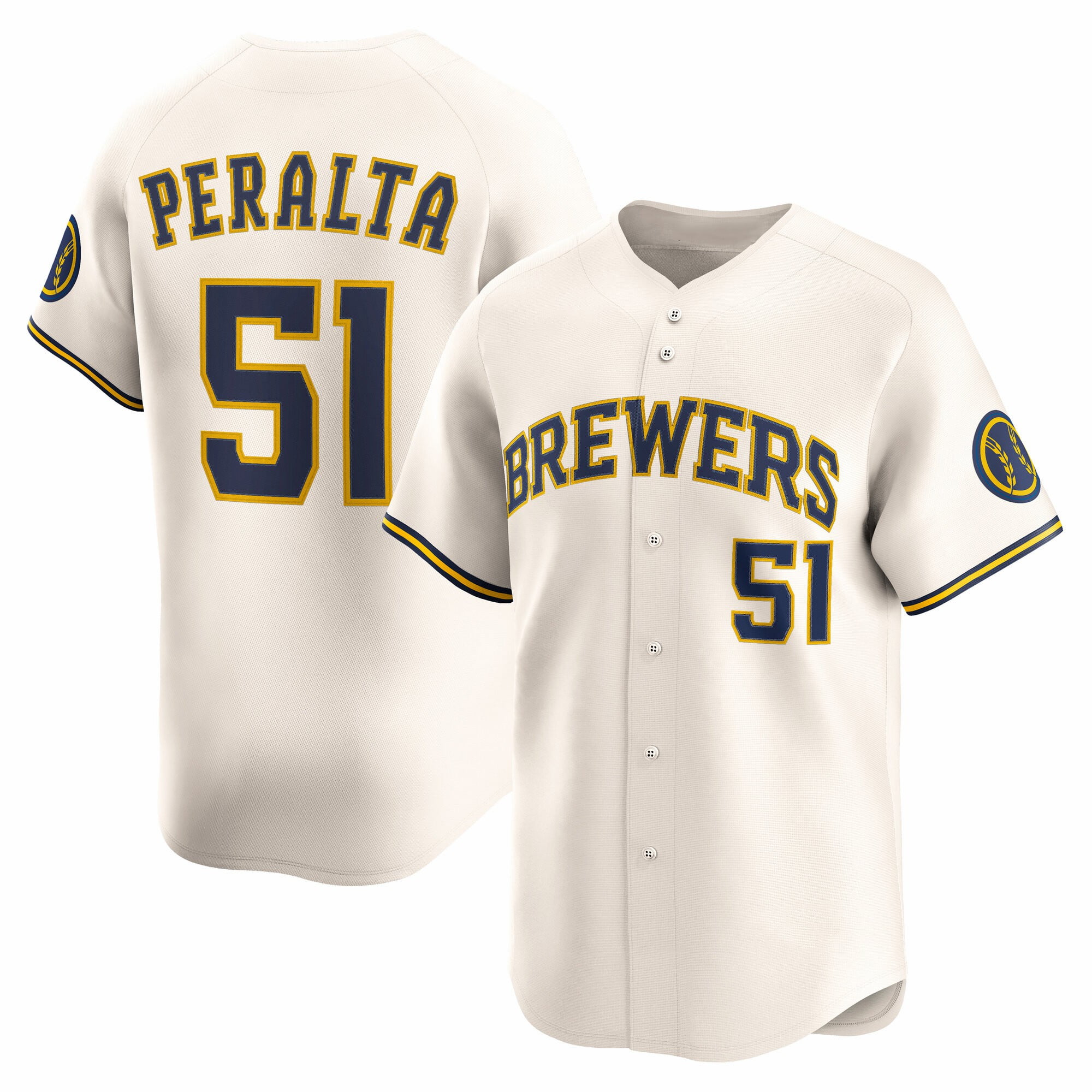 Freddy Peralta #51 Milwaukee Brewers Jersey Player Performance Sport Limited For Men And Women