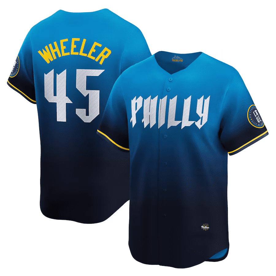 Zack Wheeler #45 Philadelphia Phillies Jersey Player Performance Sport Limited For Men And Women