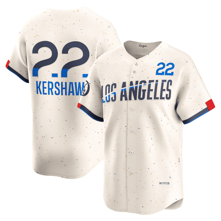 #22 Clayton Kershaw Los Angeles Dodgers Jersey Player Performance Sport Limited For Men And Women