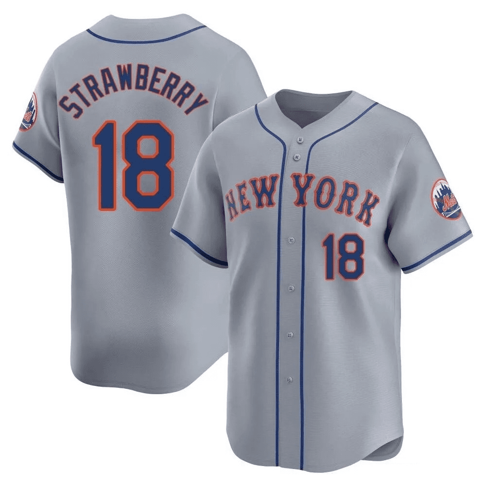 #18 Darryl Strawberry New York Mets Jersey Player Performance Sport Limited For Men And Women