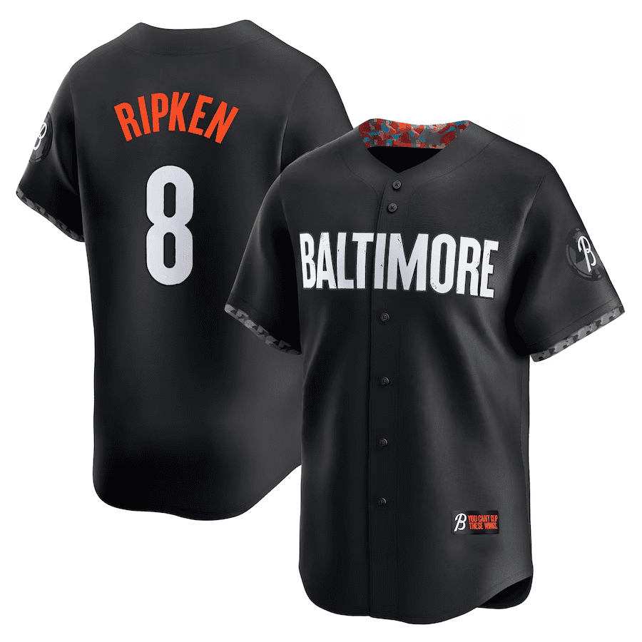 Cal Ripken #8 Baltimore Orioles Jersey Player Performance Sport Limited For Men And Women