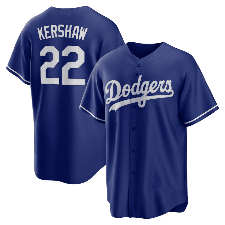 Clayton Kershaw #22 Los Angeles Dodgers Jersey Player Performance Sport Limited For Men And Women