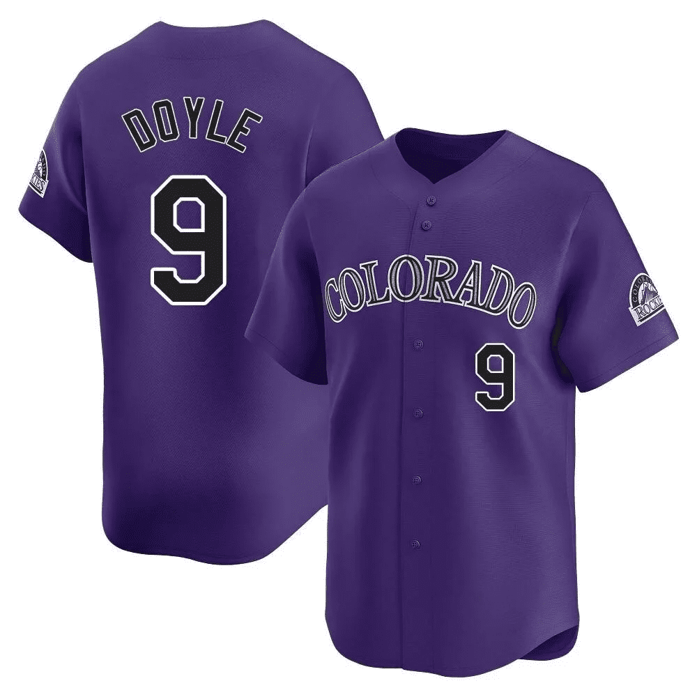 Brenton Doyle #9 Colorado Rockies Jersey Player Performance Sport Limited For Men And Women