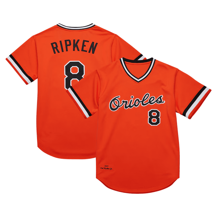 Baltimore Orioles Cal Ripken #8 Jersey Classic American Baseball Team Club Season 2025-2026