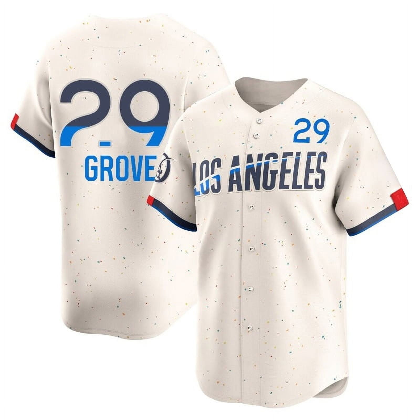 Grove #29 Dodgers Baseball Jersey For Men And Women