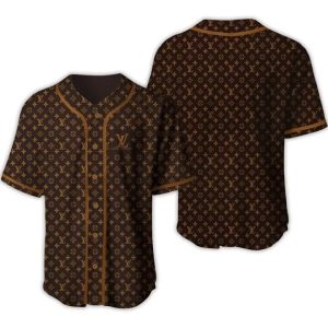Louis Vuitton Brown Baseball Jersey