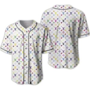 Louis Vuitton White Baseball Jersey