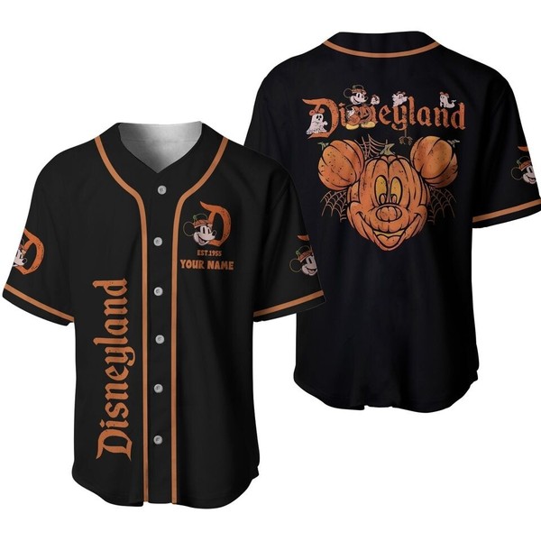 Disland Halloween Baseball Jersey For Baseball Fans