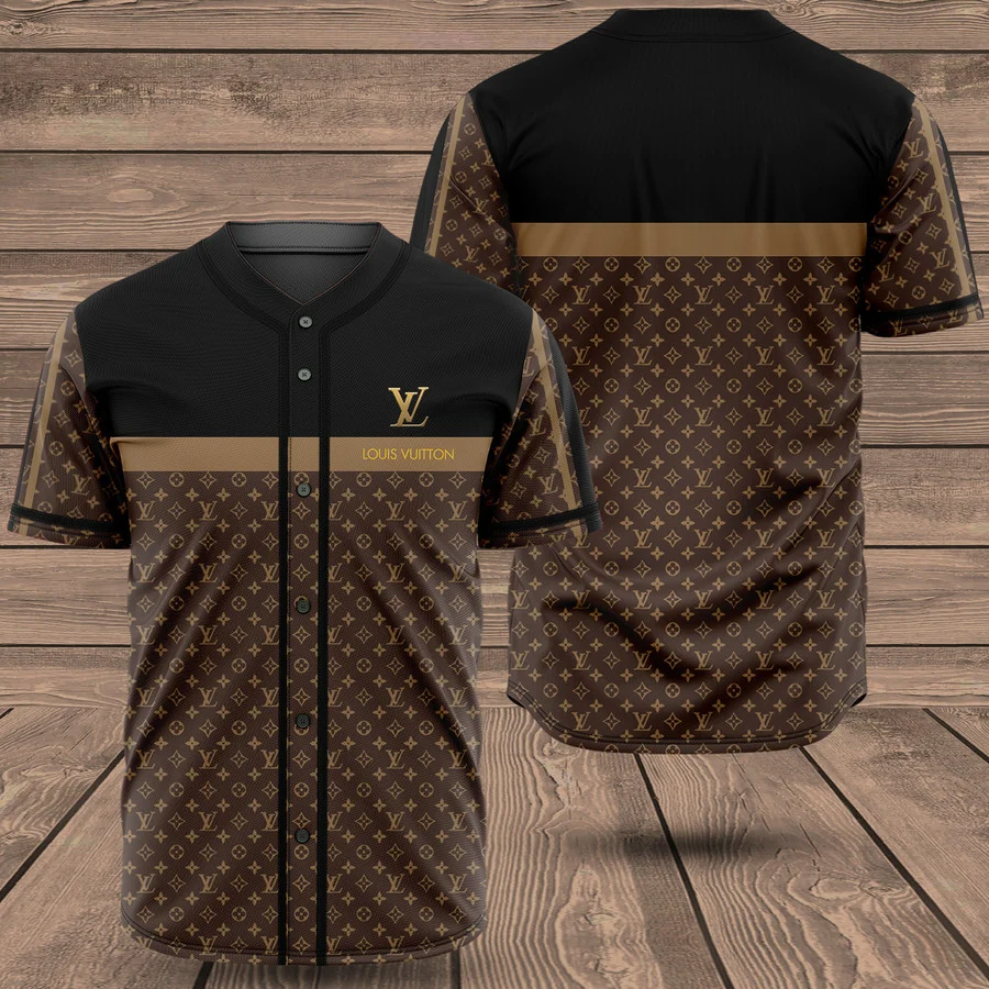 Louis Vuitton Baseball Jersey Shirt Lv Luxury Clothing New Trends