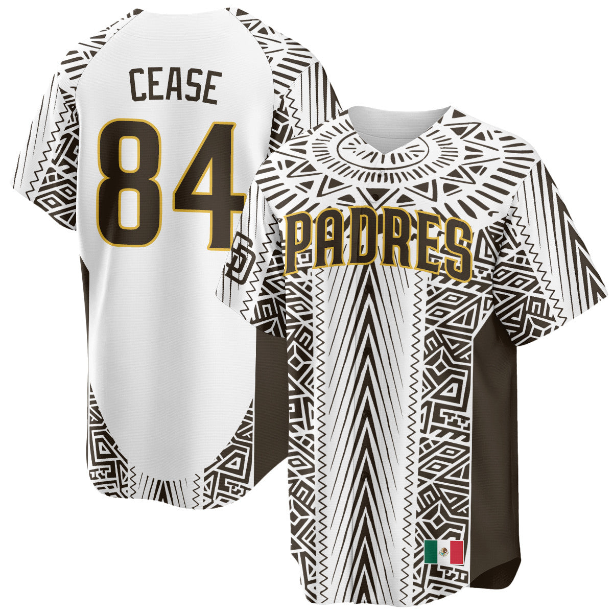 Men'S San Diego Padres Mexican Heritage Jersey All Stitched Dylan Cease 84 White Jersey Baseball Jersey