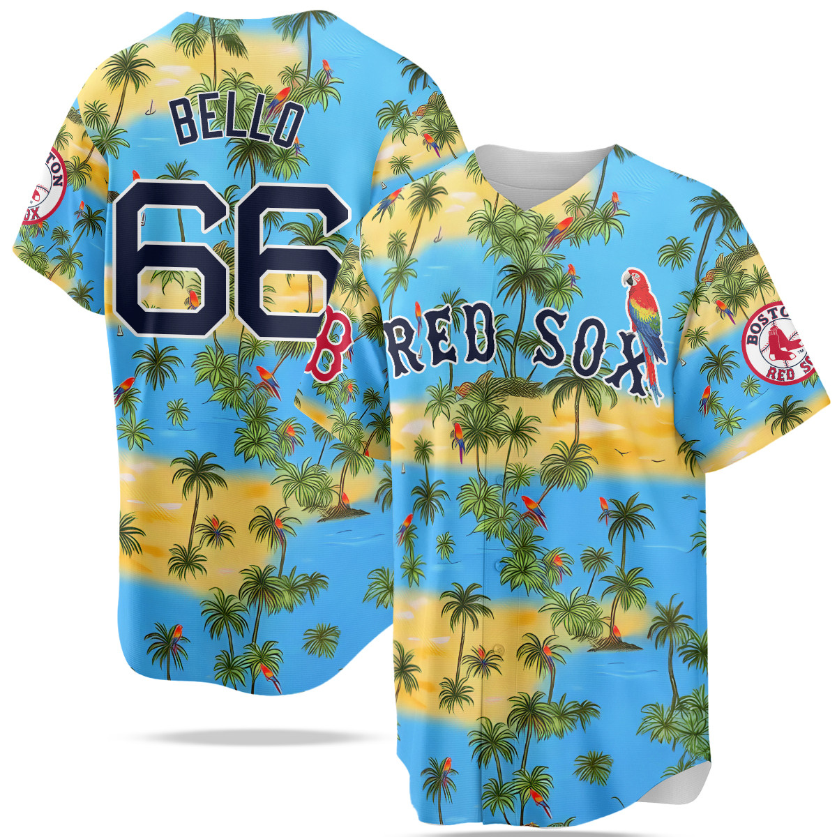 Boston Red Sox Summer 2025 Jersey Stitched Men Brayan Bello 66 Jersey Baseball Jersey