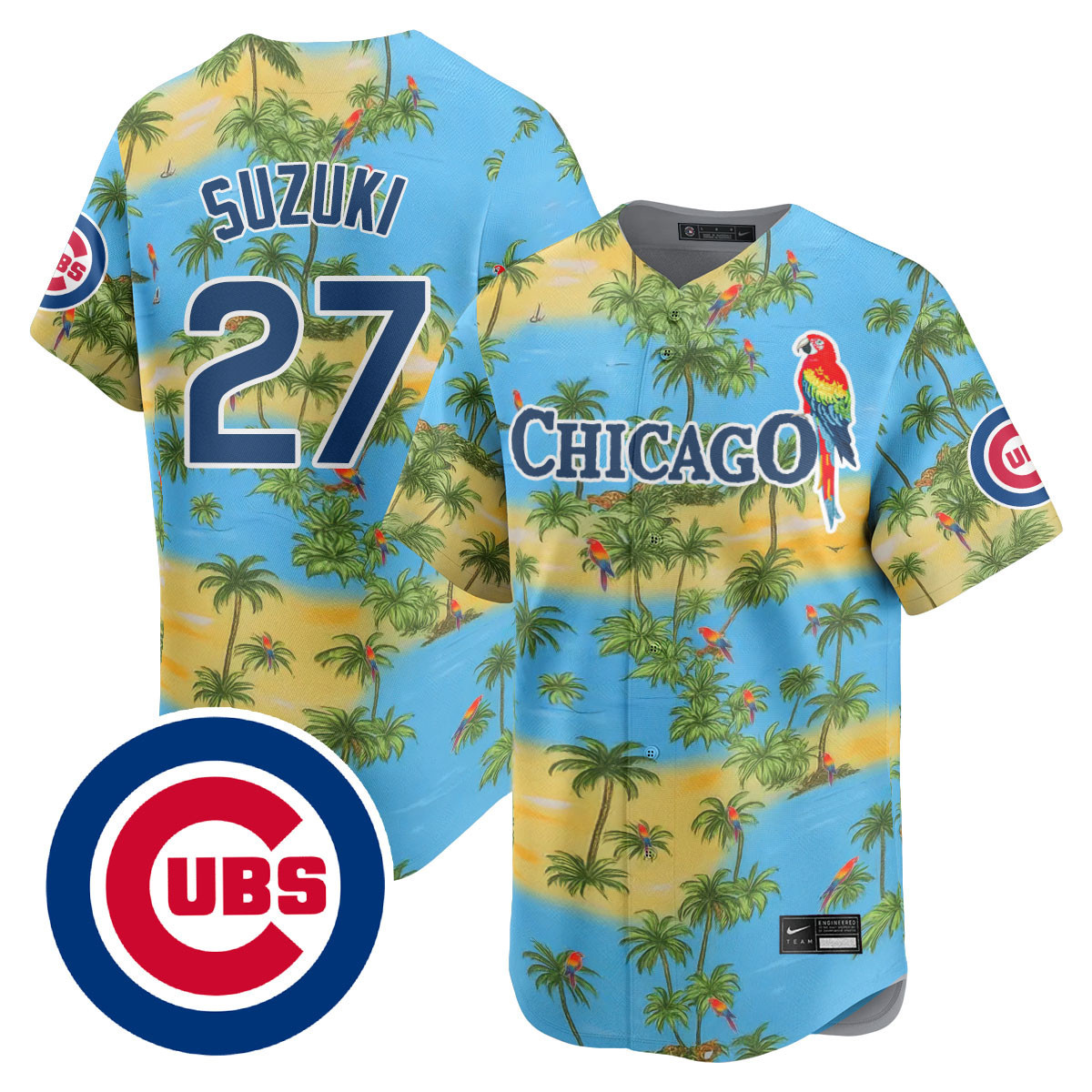 Chicago Cubs Summer 2025 Jersey All Stitched Men Seiya Suzuki 27 Jersey Baseball Jersey