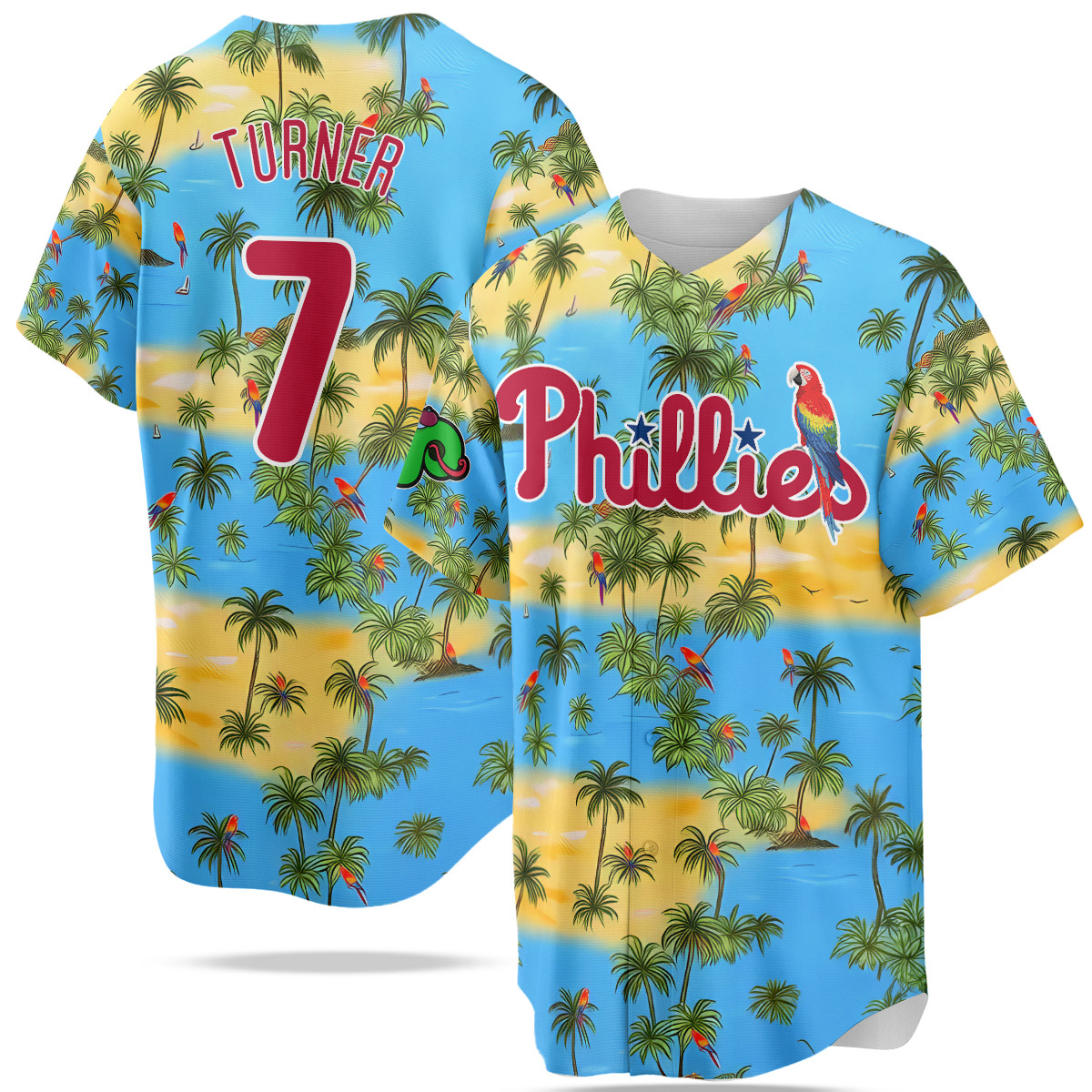 Philadelphia Phillies Summer 2025 Jersey Stitched Men Trea Turner 7 Jersey Baseball Jersey