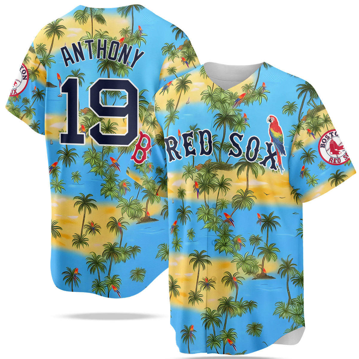 Boston Red Sox Summer 2025 Jersey Stitched Men Roman Anthony 19 Jersey Baseball Jersey