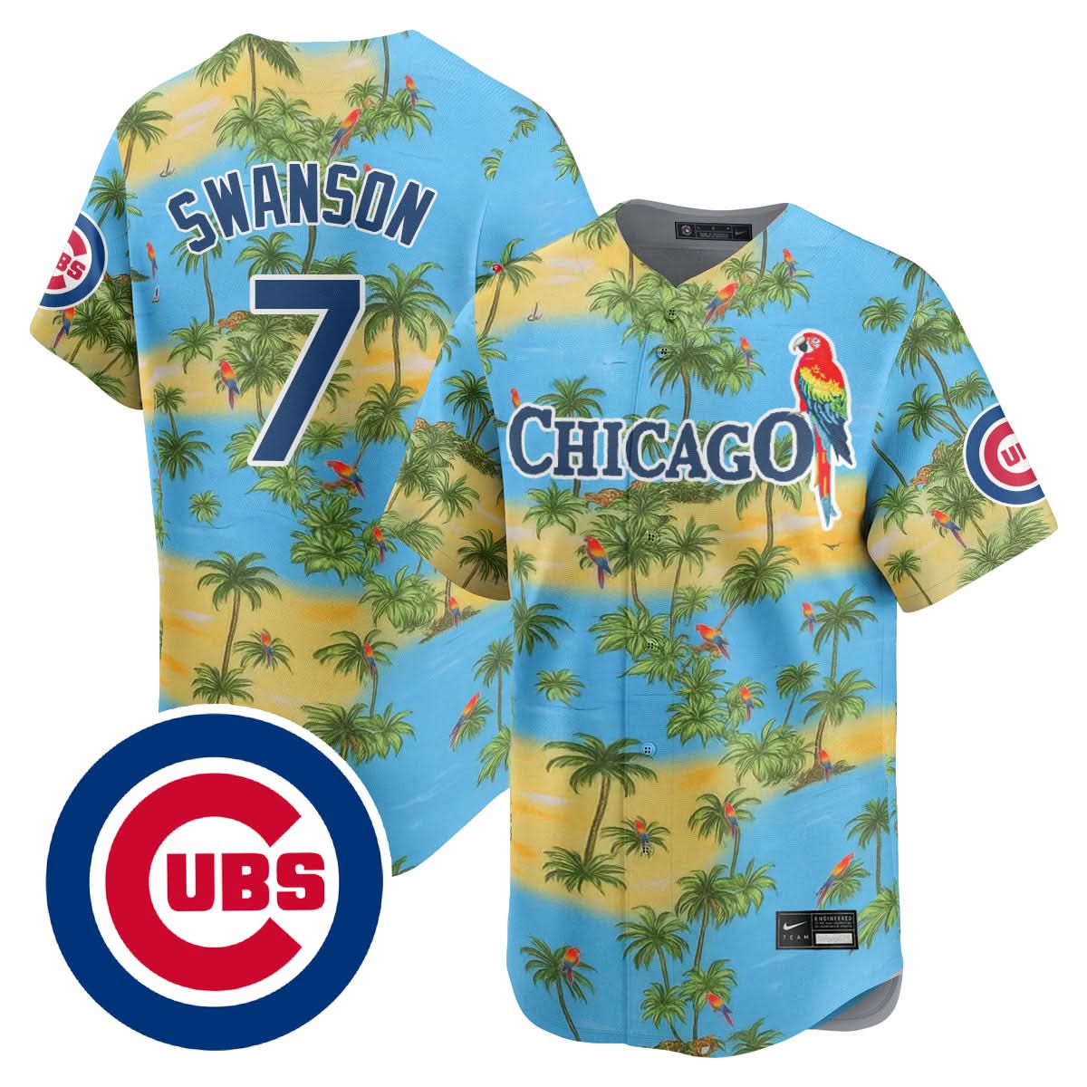 Chicago Cubs Summer 2025 Jersey Stitched Dansby Swanson Jersey Baseball Jersey