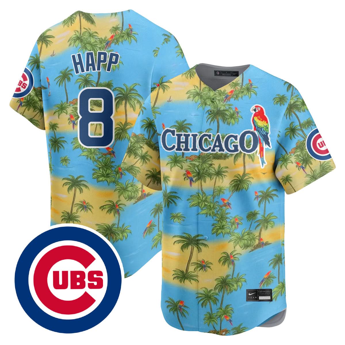 Chicago Cubs Summer 2025 Jersey Stitched Ian Happ Jersey Baseball Jersey