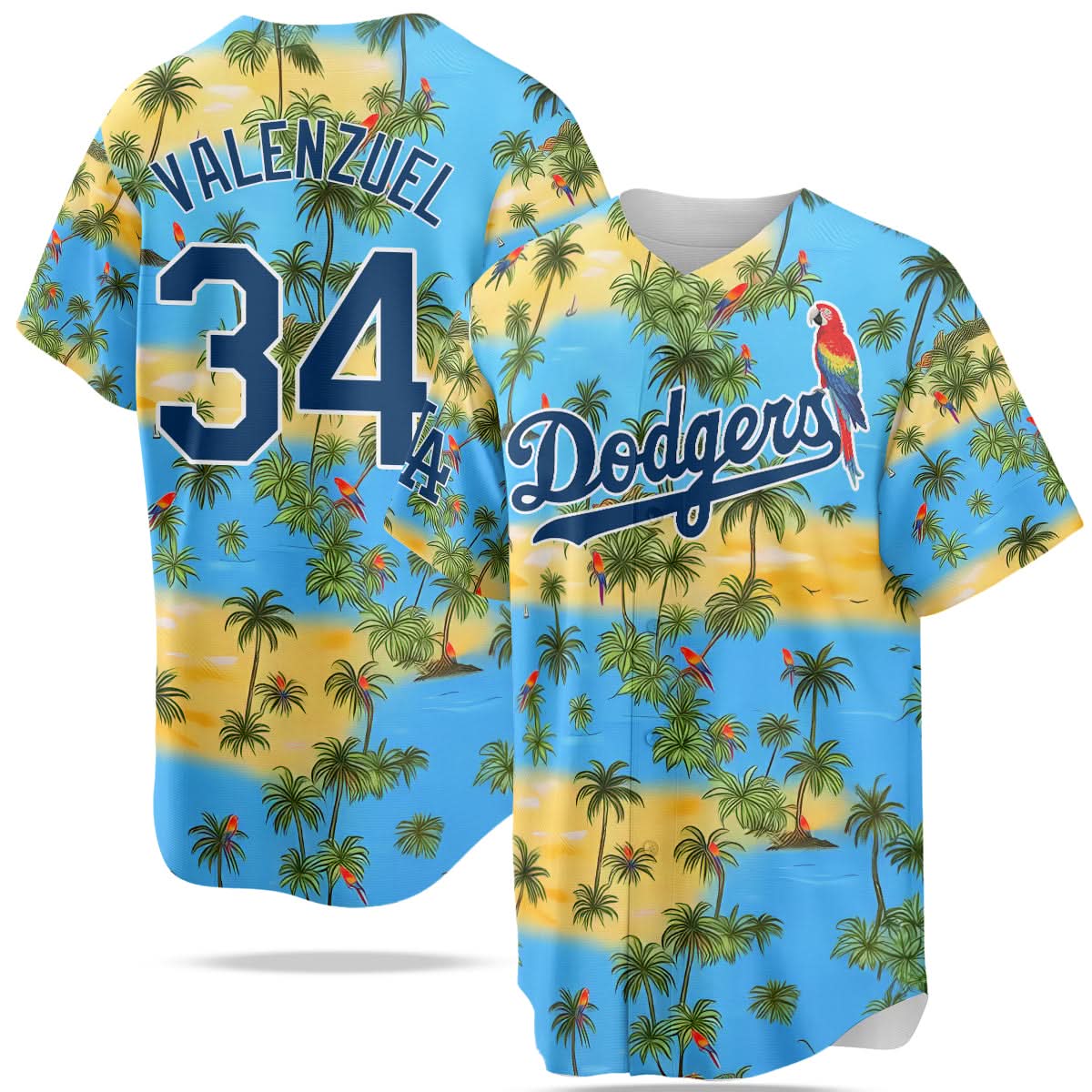 Los Angeles Dodgers Summer 2025 Jersey Stitched Fernando Valenzuela Jersey Baseball Jersey
