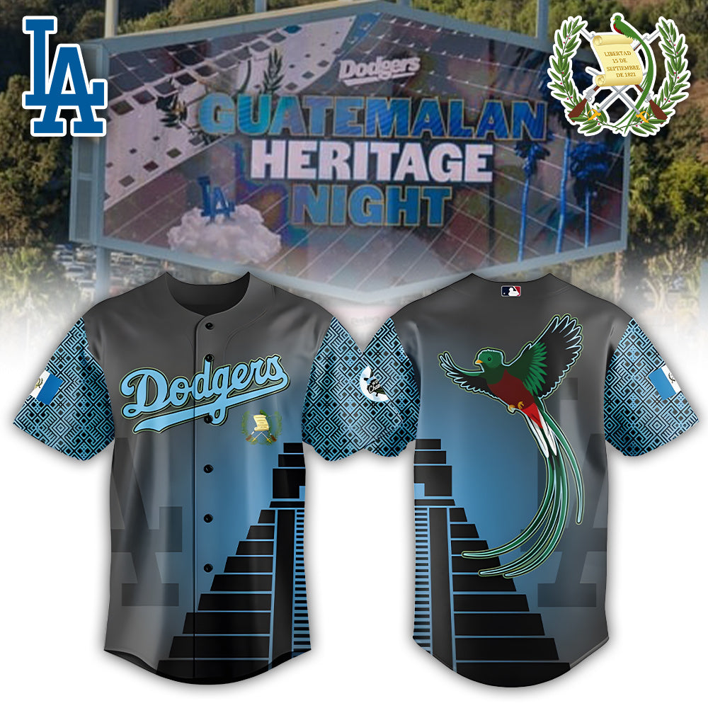 Los Angeles Dodgers Guatemalan Pride Night Fan Baseball Jersey