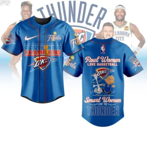 Oklahoma City Thunder NBA x Peanuts Baseball Jersey For Sport Teams Fans