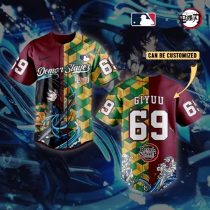 x Demon Slayer Baseball Jersey For Fan