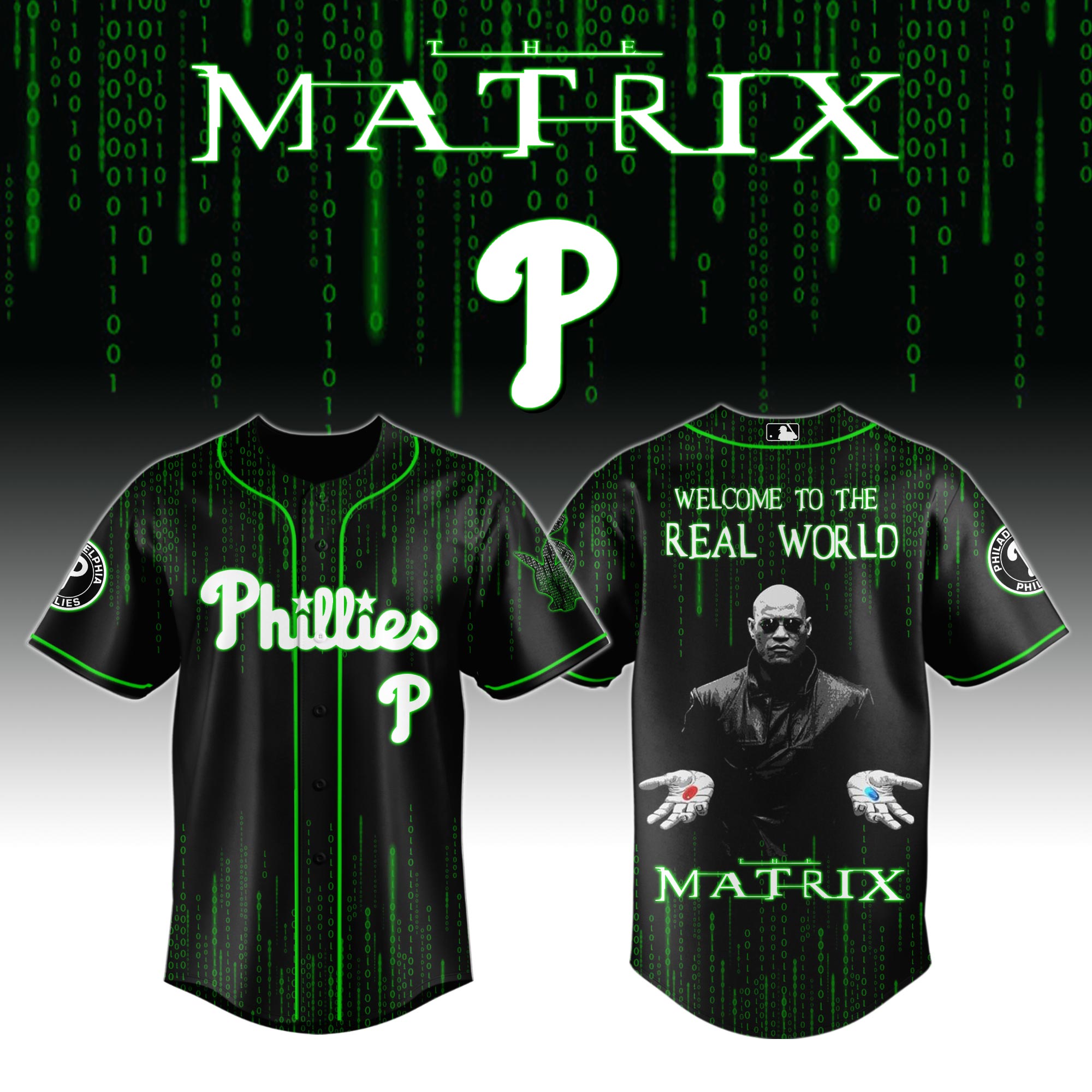 Philadelphia Phillies x The Matrix Baseball Jersey For Sport Teams Fans